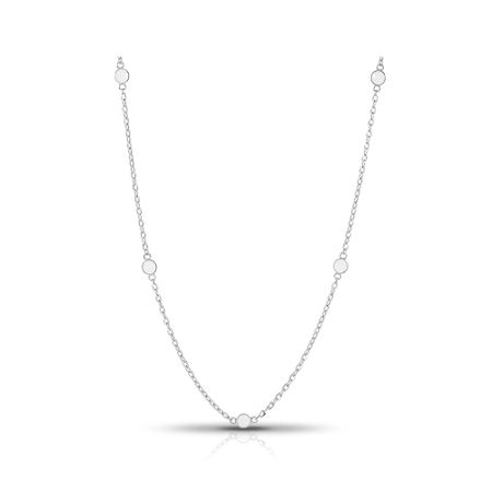 Серебряное колье с эмалью и родированием 1390₽