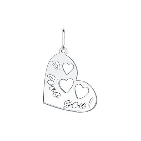 Подвеска SOKOLOV Сердце из серебра 249₽