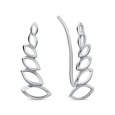 Серебряные серьги с родированием 990₽