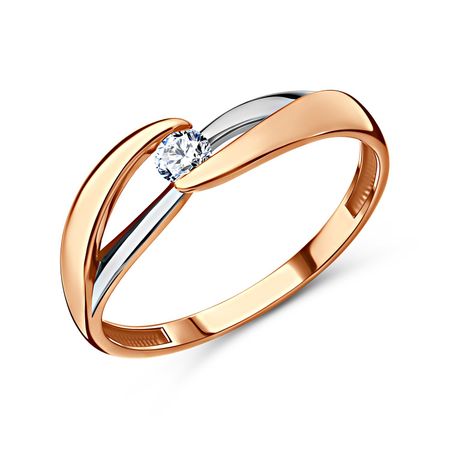 Золотое кольцо с бриллиантом 67990₽