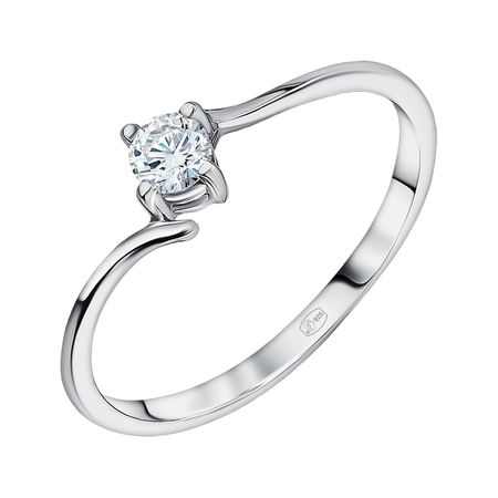 Серебряное кольцо с фианитом 249₽
