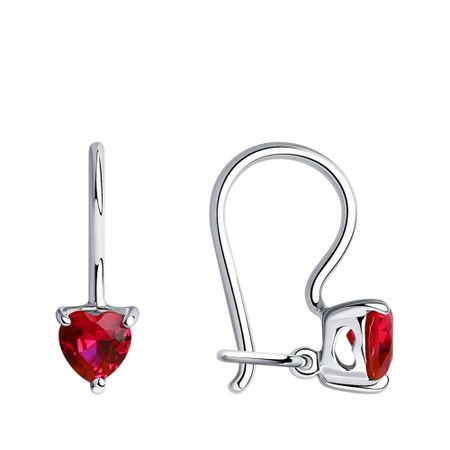 Серьги детские SOKOLOV из серебра с фианитами 790₽