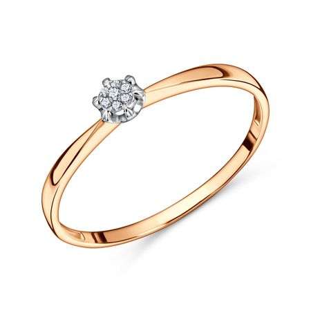 Золотое кольцо с бриллиантами 21990₽