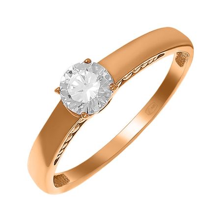 Кольцо из серебра с фианитом 1290₽