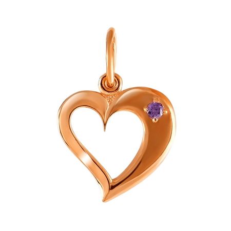 Подвеска Сердце из серебра с алпанитом 249₽