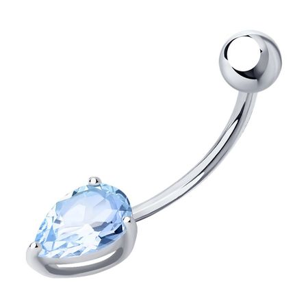 Пирсинг SOKOLOV из серебра с фианитом 790₽