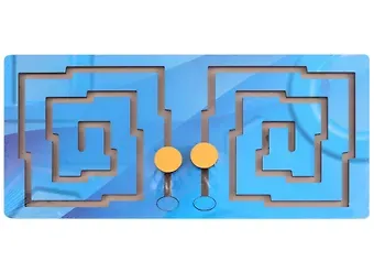 Развивающая игра Fofa. Лабиринт. Полушарная доска "Квадрат"