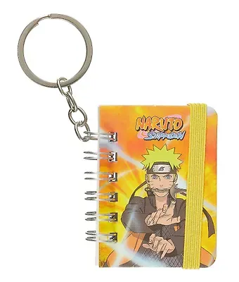 Блокнот А7 40л "Naruto" евроспираль, эласт.держатель