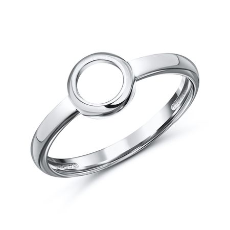 Серебряное кольцо с родированием из коллекции Геометрия 249₽