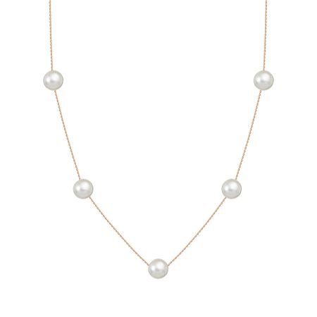 Золотое колье с жемчугом 26000₽