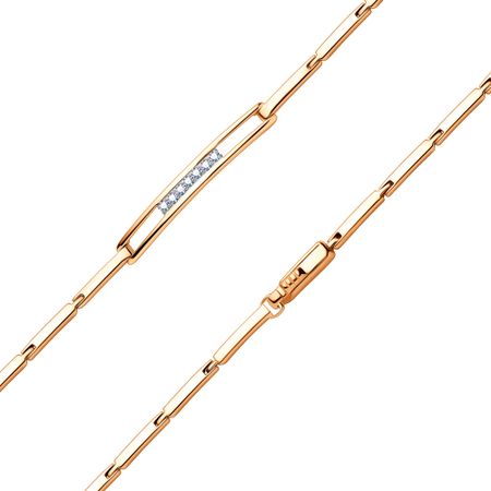 Золотой браслет с бриллиантами 91990₽