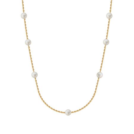 Золотое колье с жемчугом 25990₽