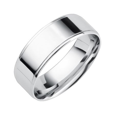 Золотое обручальное кольцо с алмазной гранью 7 мм 111500₽