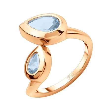 Золотое кольцо с топазами Sky 44990₽