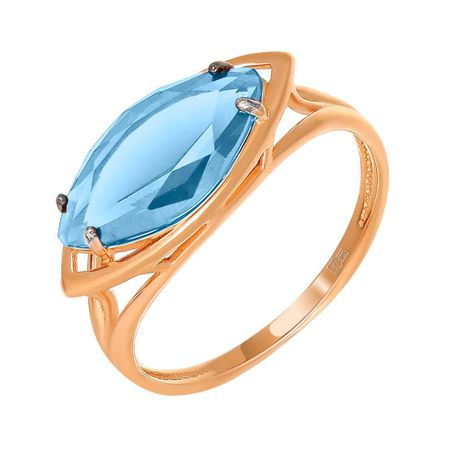 Кольцо TALANT из золота с топазом Sky 26990₽