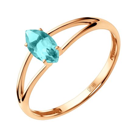 Золотое кольцо с топазом Sky 18490₽