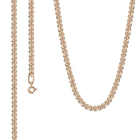 Серебряная цепочка Нонна с позолотой и алмазной гранью 2690₽