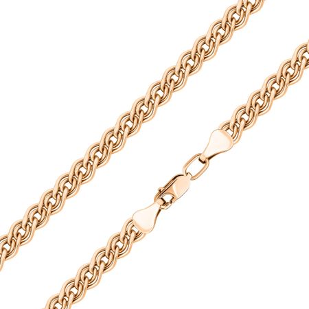 Золотой полновесный браслет Нонна с алмазной гранью 3690₽