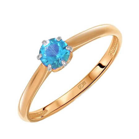 Золотое кольцо с топазом Sky 20990₽