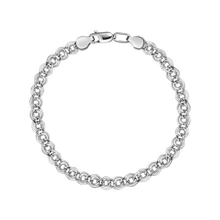 Серебряный браслет Нонна с родированием 990₽