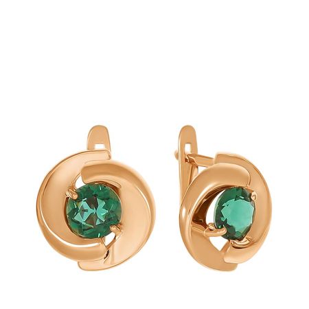 Серьги из золота с кварцем 39990₽