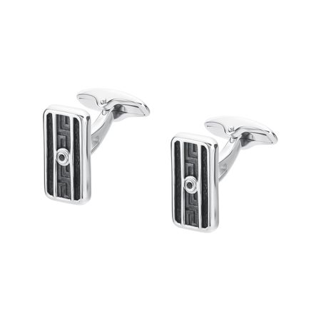 Серебряные запонки с бриллиантами 8990₽