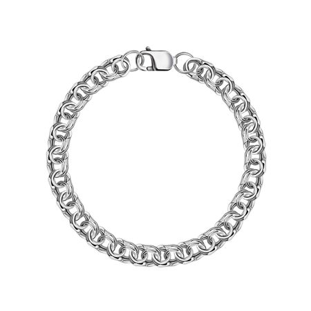 Серебряный браслет ручного плетения Бисмарк с чернением 8400₽