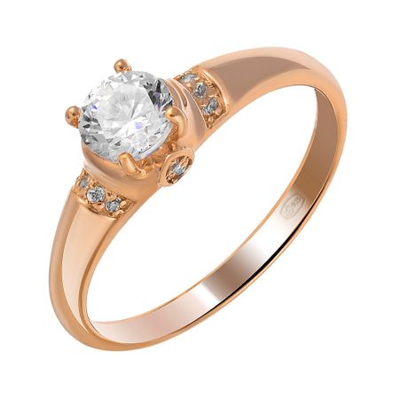 Кольцо из серебра с фианитами 1790₽