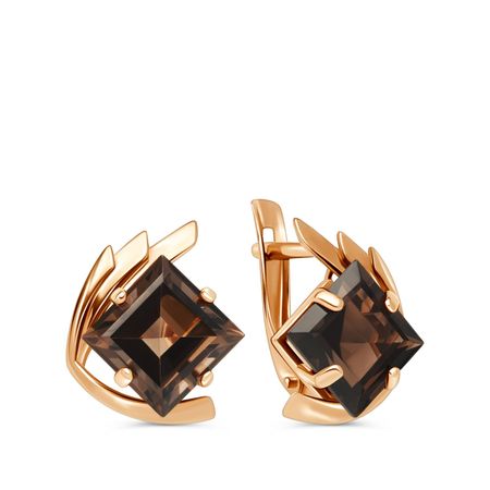 Серьги TALANT из золота с раухтопазами 38990₽