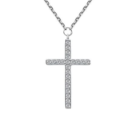 Серебряное колье с фианитами 2990₽