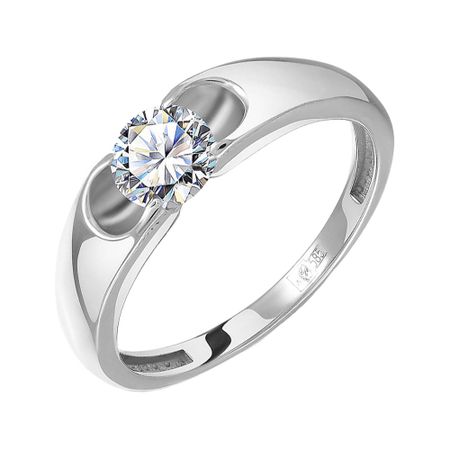 Золотое кольцо с бриллиантом 317990₽