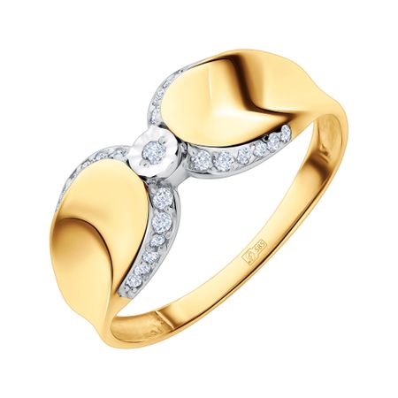 Золотое кольцо с бриллиантами 31990₽