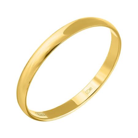 Золотое гладкое обручальное кольцо 2 мм 16520₽