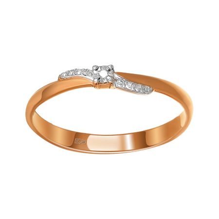 Золотое кольцо с бриллиантами 23990₽