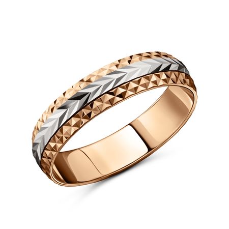 Золотое обручальное кольцо с вращающейся вставкой 5 мм 84810₽