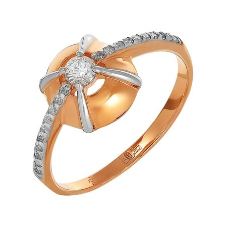 Золотое кольцо с бриллиантами 54990₽