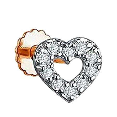 Золотой пирсинг с фианитами 3790₽