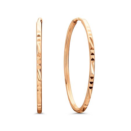 Золотые серьги с алмазной гранью 22990₽