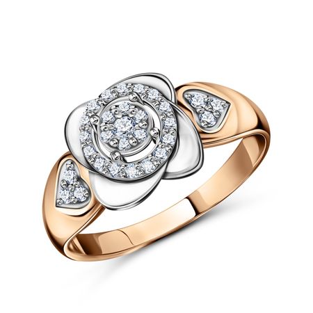 Золотое кольцо с бриллиантами 64990₽