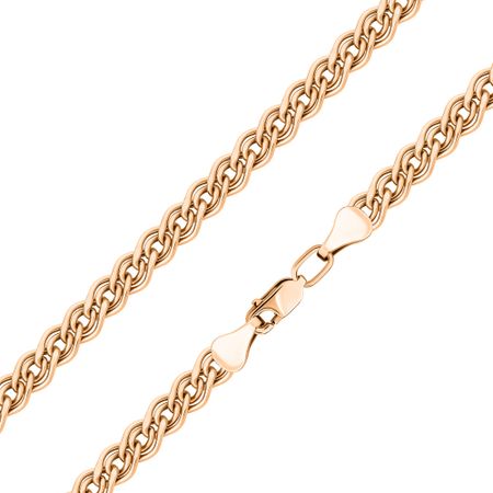 Золотой полновесный браслет Нонна с алмазной гранью 32950₽