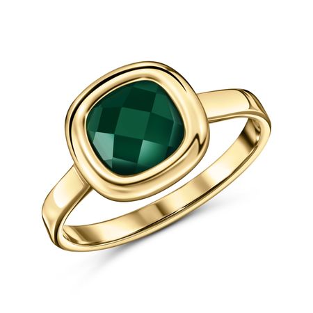 Золотое кольцо с агатом 44990₽