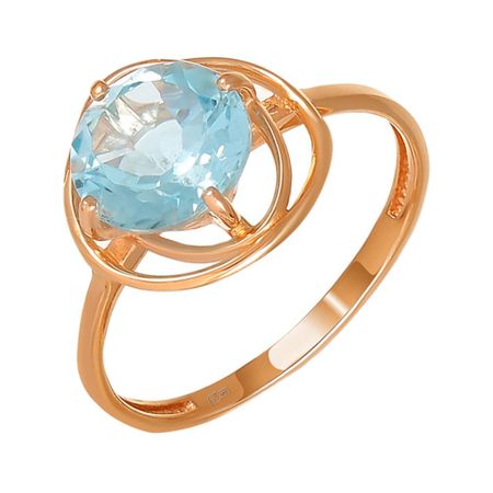 Золотое кольцо с топазом Sky 19990₽