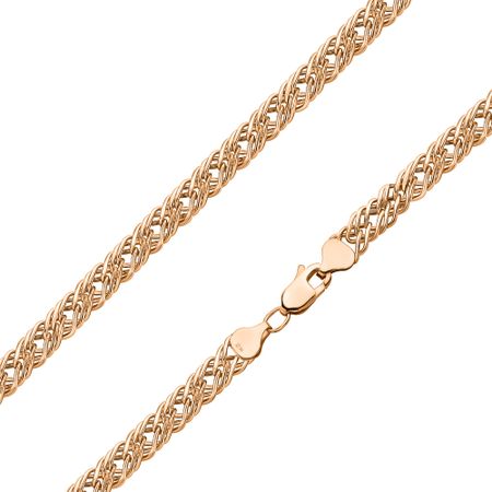 Золотой полновесный браслет Тройной ромб с алмазной гранью 8960₽