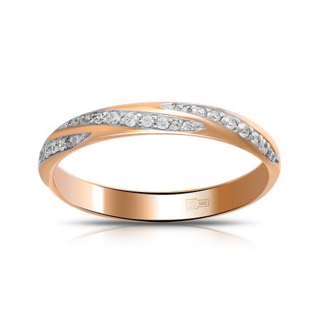 Кольцо из золота с фианитами 46930₽