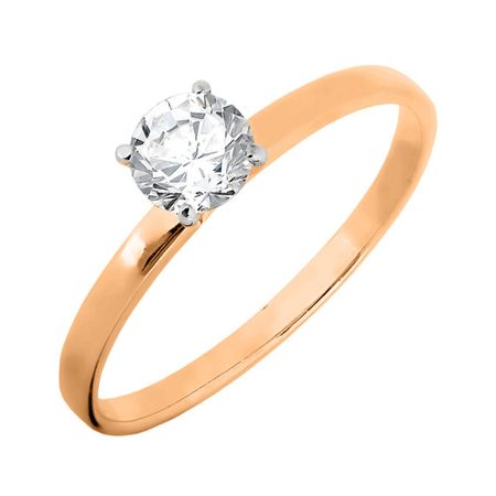 Золотое кольцо с кристаллом 51990₽