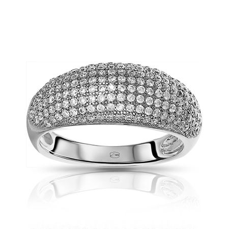 Кольцо из серебра с фианитами 2990₽