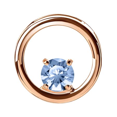 Золотая подвеска с London топазом 16490₽