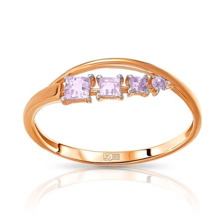 Кольцо из золота с аметистами 20990₽