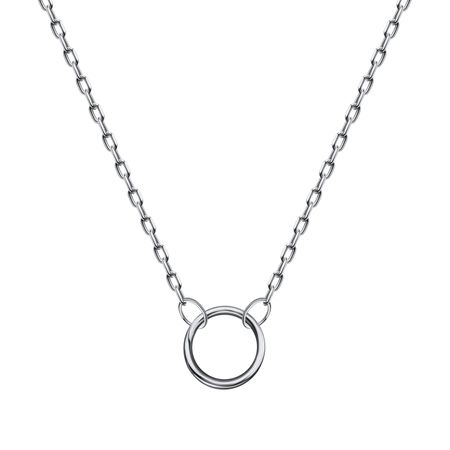 Серебряное колье с родированием 2210₽