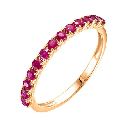 Золотое кольцо с рубинами 119990₽